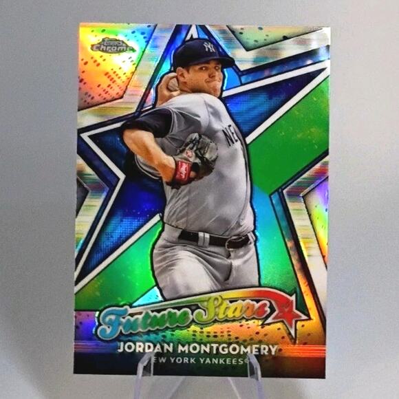 2018 Topps Chrome Future Stars REFRACTOR - Jordan Montgomery New York #FS-7 - Picture 1 of 6